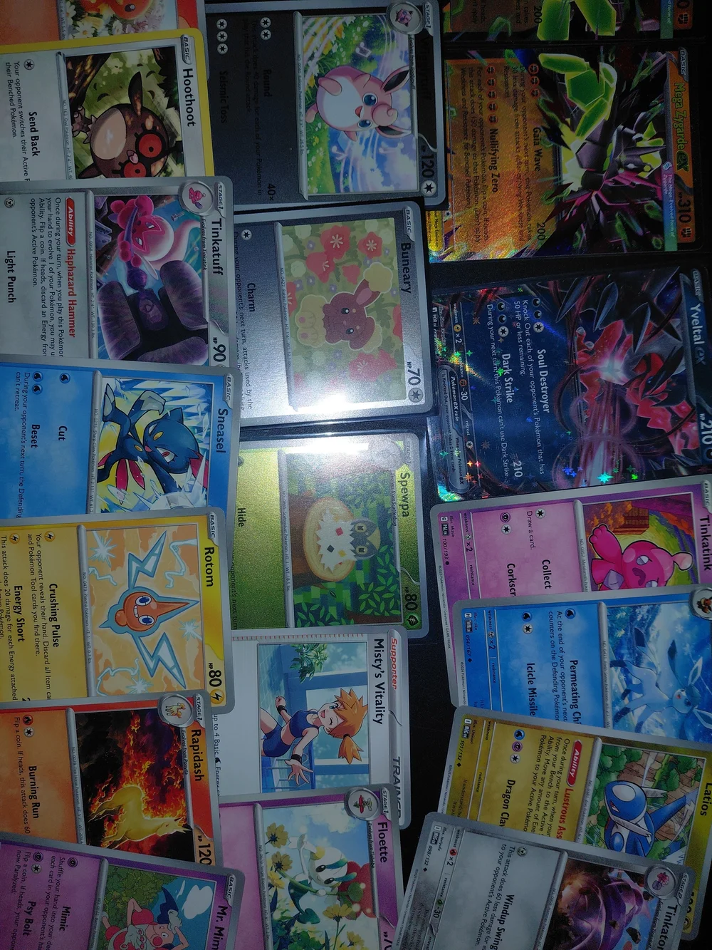 Mixed Pokémon Trading Cards - Assorted Holo & Promo Cards